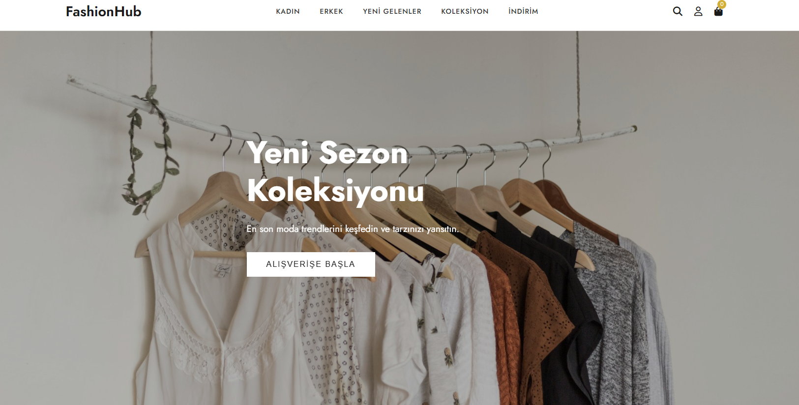 Fashion - Moda Mağazaları İçin E-Ticaret Web Teması
